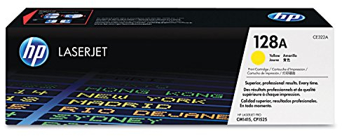 HP 128A (CE322A) Original Toner Cyan, (Kompatibel mit: HP Color Laser Drucker) gelb
