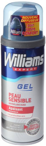 Williams Gel à raser peau sensible - Expert - La bombe de 200 ml