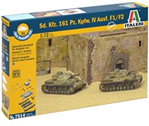 Italeri 510007514-1:72 – Special Force Vehicles 161, Battle Tank IV F1 Fast Assembly Kit