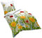 Fleuresse Mako-Satin-Bettwäsche, sommerliche Blumenwiese, 135 x 200 cm, bunt