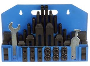 HHIP 3900-0001 58 Piece Clamping Kit (5/8 Inch T-Slot) Stud Size 1/2-13