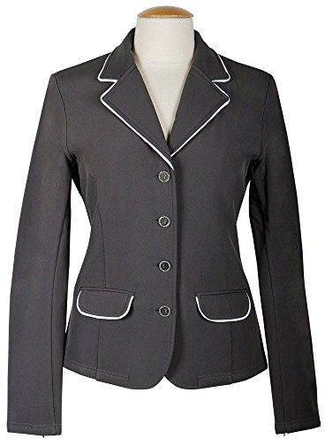 Harry's Horse Rijjas Softshell St.Tropez II, Farbe:Dark-Shadow-weiß, Größe:XXS