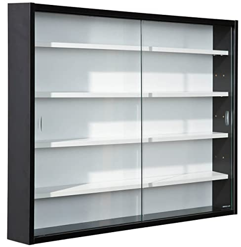 AltoBuy Collect N&B - Vitrine Murale 5 Compartiments Noire et Blanche