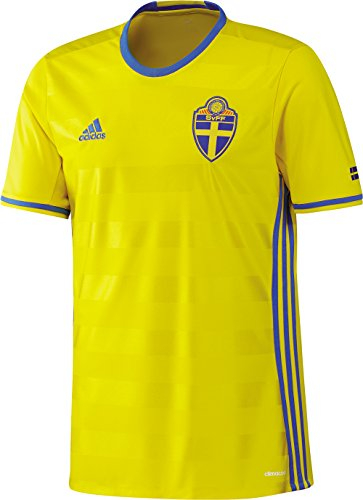 adidas Herren T-Shirt SVFF H JSY Kurzarm Heimtrikot, Yellow/Royal, XL
