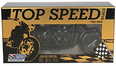 3 x Funny Bottle - Geschenk - Motor (Top Speed)- Eau de Parfum für Männer - 30 ml + 50 ml
