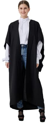 GraduatePro Abschluss Talar Bachelor Robe Uni Geschenke Outfit Akademischer Abitur Schwarz