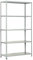 SCAFFALE KIT IN LAMIERA Colore Grigio chiaro 5 Ripiani (L. 80 x P. 40 x H. 200 cm.)