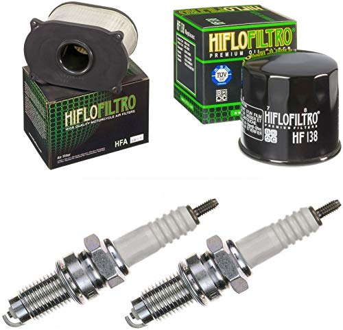 Luftfilter Ölfilter Zündkerzen für SV 650 S Baujahr 1999-2002 Servicekit Wartungskit