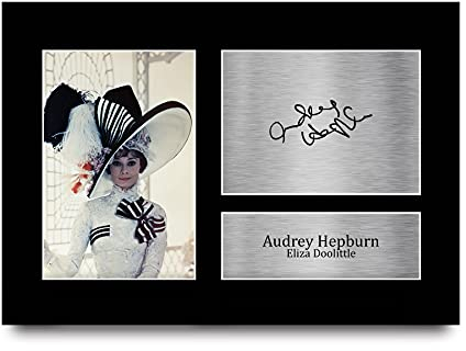 HWC Trading A4 Audrey Hepburn My Fair Lady Geschenke Gedruckt, Signiert Autogramm Bild Für Film-Erinnerungsstücke-Fans