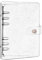 A5 Binder Cover, Clear Soft PVC 6 Hole Ring Binder Refillable Paper Binder Waterproof Loose Leaf Notebook Folder Personal Planner Binder Cover for Diary, Office, Home, School