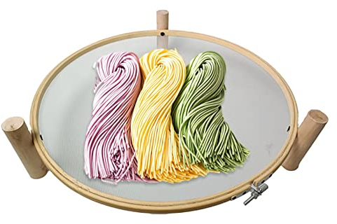 WEITING Pasta-Trockennetzhalter - Nudel-Kräuter-Trockengestell aus Holz | Hochleistungs-Trockner Netz-Trockner mit Netz-Nudeltrockner-Ständer für Hydroponik-Pflanzenknospen