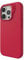 ZAGG Manhattan Snap iPhone 15 Pro Case - Premium Silicone iPhone Case, Durable Graphene Material, Smooth Surface with a Comfortable Ripple Grip, MagSafe Phone Case, Red