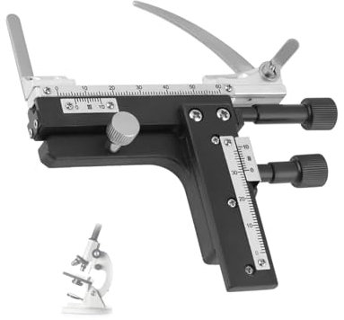 Bewegliches Tischmikroskop, Professioneller Anbringbarer Mechanischer X-Y-beweglicher Tischmessschieber für Mikroskope