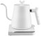 A Type Electric Goosenecks Kettle, Pour Over Coffee Kettle, Stainless Steel Inner With Leak Proof Design, Rapid Heating, Auto Shut Off for Boiling Water, 1L White