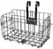 Folding Rear Bike Basket Wire Mesh Fold-Up Detchable Front Bag Rear Hanging Bike Basket Bicycle Bag Cargo Rack for Mountain Bike Accessories Bike Frame Basket
