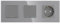 PULSAR Taster/Serienwechsel-Schalter/Steckdose Unterputz Grau Glas 3 Fach Tastschalter/Lichtschalter Doppelt/Steckdose Kombination