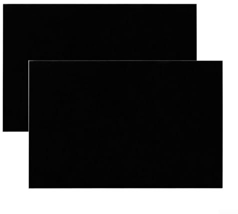 Multicolor Pickguard Blank Sheet for Acoustic Guitar, DIY43x29 (Black)