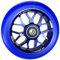 Fantic26 Spy7 Stunt Scooter Rolle I Trick I Tret I Kinder I Roller I Reifen I Rad I Ersatz I Wheel I 110mm I ABEC-11 I Schnell I Leise I Park I Street (Blau/Pu Blau)
