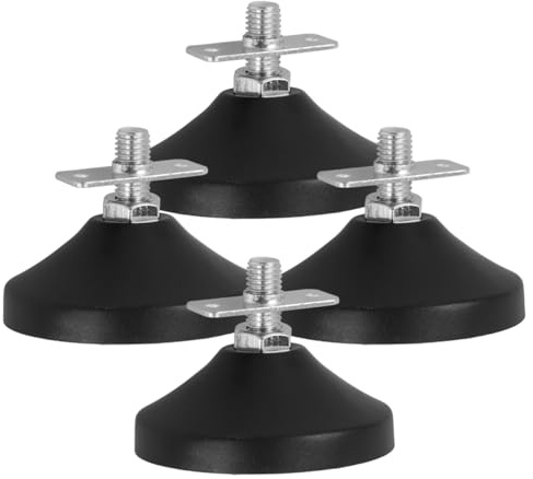 Vaguelly 4 Pièces Pieds De Meubles Réglables Pivotants Antidérapants pour Baby-Foot Et Meubles Niveleurs De Pieds Ajustables pour Tables Armoires Protection Sol Et Stabilité