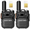 LUOTWO G388 2-Pack Global 4G Walkie Talkies con schede SIM Copertura nazionale Gamma di comunicazione illimitata PoC radio bidirezionali con torcia elettrica per adulti Intercom a lungo raggio 5000km