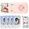 HPRT CP2100 Imprimante photo avec 90 feuilles de papier photo, 2,1 x 3,4 cm, imprimante photo portable, sans fil, Bluetooth 5.0, couleurs stables, 300 DPI, technique de sublimation de colorant