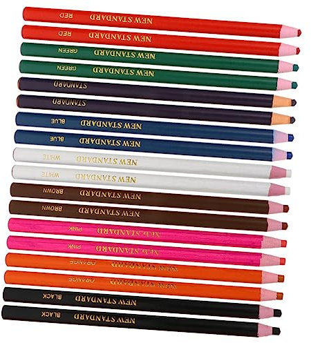 Abaodam 20 Stück Tragbare Wachs Bleistifte für Haushaltsmarkierungen Abzieh Fettstift für Porzellan Multifunktions Zeichenstifte für Kreative Malerei