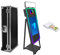 WideMeet Spiegel Photo Booth 22 Zoll Touchscreen Magic Mirror Booth Machine DSLR Photobooth Selfie 40 Zoll Photobooth Maschine für Hochzeit Party Event (Schwarz Photo Booth + Drucker)