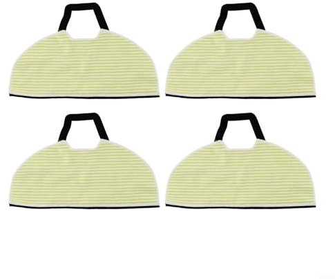 AugustknowU Robot Vacuum Cleaner Attchments For Shark RV Series AI For Ultra 2 In 1 Vacuum Accessories Duster Replacement Kits Include Mop Pads(4 PACK)