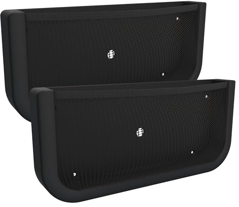 Vicera Ablagenetz für Camper und Wohnmobile 2er Set - Aufbewahrungsnetz aus robustem Kunststoff und elastischem Netz - Montagematerial inlusive