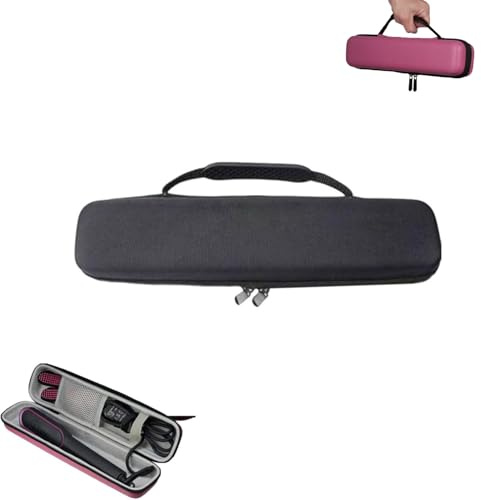 Blockflöten-Tasche für Musikinstrument-Aufbewahrung, EVA-Beutel mit Reißverschluss, Tragetasche für Sopranblockflöte, hartes Etui, Haarglätter-Tasche für umhüllten Lockenstab, kompakte