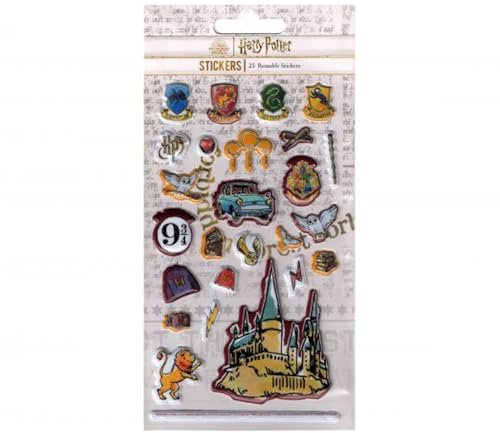 Harry Potter (Puffy) 25pc REUSEABLE Stickers