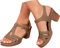 Bastwahl Mules Sandales Femme Compensées Nu Pieds Été Confortable - Chaussures avec Talon Orthopédique Bout Ouvert Plateforme Respirantes Mode Antidérapant de Plage Wedges Bohemia Sandals Pas Cher