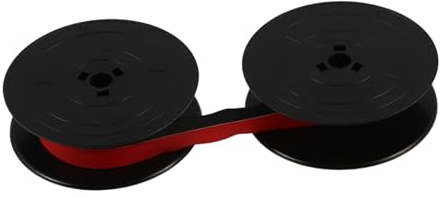 ULTECHNOVO Farbband Schreibmaschine Schwarz Rot Doppelspule Ersatz Farbband für Alte Mechanische Schreibmaschine Kompatibel mit Flying Fish Long Sky Installieren
