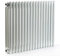 Modena 3 Column Central Heating Radiator White (H 600mm W 599mm) Traditional Column Radiator Cast Iron Old School Style