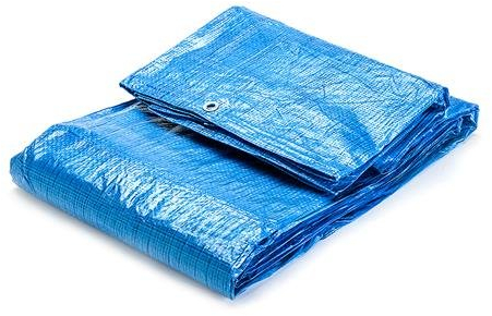 Bâche de Terres Bâche de protection Bâche bois Bâche avec œillets 6 m x 12 m