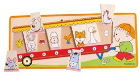 Hape 11110 - Lehrpuzzle der Familie der Jungtiere