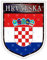 Aufkleber für Stoßstange, Motiv kroatisches Wappen, Hrvatska, 100 mm (4 Zoll)