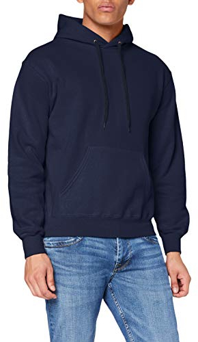 Fruit of the Loom Herren Kapuzenpullover, Blau (Navy), Medium