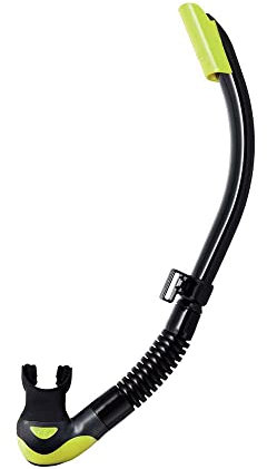 TUSA Platina 2 Hyperdry - Ventil Schnorchel mit Spritzschutz, Farbe:schwarz/gelb