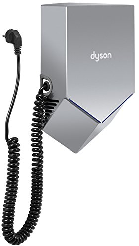 Dyson, AirbladeTM V-HU02 nichel, asciugamano, tecnologia Plug&Play