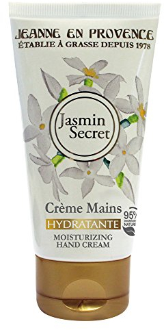 JEANNE EN PROVENCE - Handcreme – Jasmin Secret – nährt, parfümiert & glättet – für trockene Haut – 95% Inhaltsstoffe natürlichen Ursprungs – hergestellt in Frankreich bis fettig – 75 ml