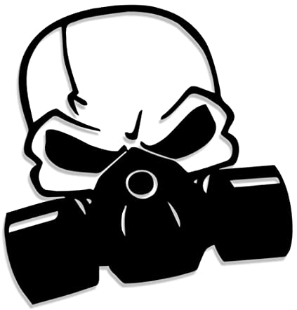 Decus Gas Mask // Sticker OEM JDM Style Aufkleber