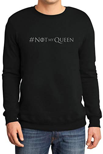 Shirtgeil Got Game End is Coming #Not My Queen Felpa/Maglione da Uomo Medium Nero