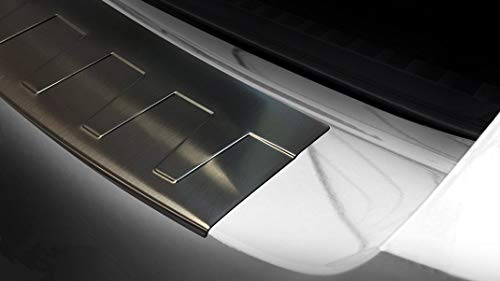 Ladekantenschutz aus Edelstahl in anthrazit mit 3D Abkantung passend für Skoda Octavia III RS Combi ab 8/2013-2/2020 AZ30000020