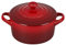 Le Creuset Stoneware Mini Round Cocotte, 14 oz., Cerise
