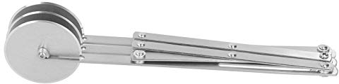 Cortador de pizza portátil de acero inoxidable con múltiples ruedas, cortador de pizza, rueda para masa, pastelería, gofres, cortador de pan, herramienta para hornear con brazo ajustable(1#)