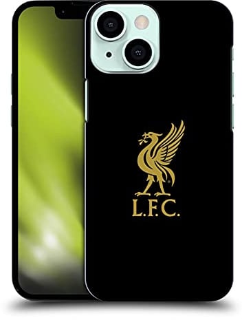 Head Case Designs Offizielle Zugelassen Liverpool Football Club Logo Gold Und Schwarz Liver Bird Harte Rueckseiten Handyhülle Hülle Huelle kompatibel mit Apple iPhone 13 Mini