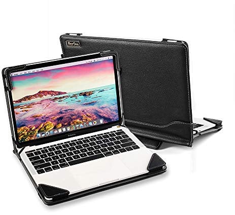 Berfea Protective Cover Case Compatible with Dell XPS 13 9375 9320 9315 9300 9310 9305 9343 9370 9360 9350 9365 9380 9305 13.3 inch Notebook Sleeve Laptop Hard Carry Case