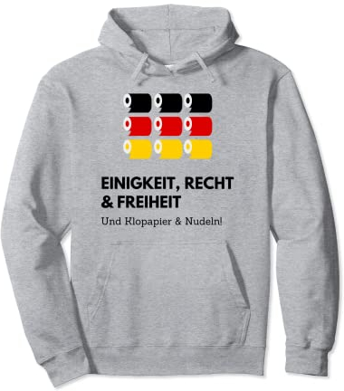Klopapier & Nudeln Humor Deutschland Deutsche witze funshirt Pullover Hoodie