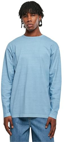 Urban Classics Herren T-Shirt Heavy Oversized Garment Dye Longsleeve horizonblue S